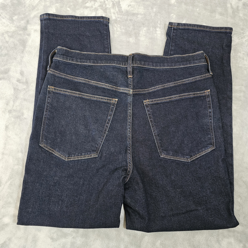 J.Crew Stovepipe Jeans Straight Leg Women's Size 31 Denim Blue Signature Stretch - Picture 5 of 16